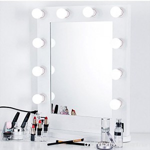 Mirror Vanity Lights Hollywood Style Makeup Mirror Lights Kit with 10 Dimmable White LED Bulbs and Controller Waterproof Smart Decor Mirror Lights Easy to Install in Dressing Room or Bathroom - B07CTBDT1F