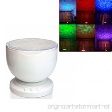 Music Speaker with Soothing LED Night Light Projector，7 Colors Music Player Night Light Projector for Kids Adults Bedroom Living Room Decoration (s Colors) - B07F73918R