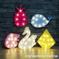 MyEasyShopping Party Decoration 3D Table LED Nightlight White Bell - B07DJPXB99