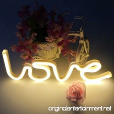 MyEasyShopping Party Decoration USB Rechargeable 3D Table LED Nightlight Love - B07DJSL3MG