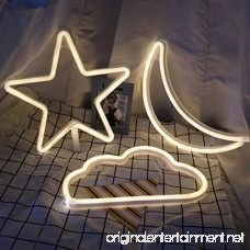 MyEasyShopping Party Decoration USB Rechargeable 3D Table LED Nightlight-Star - B07DJVRWF7