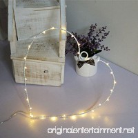 MyEasyShopping Party Decoration Window Picture 3D LED Table Night Light White Heart - B07DJPLZBY