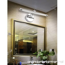 SOLFART LED Stainless Steel Bathroom Vanity Light Fixtures Chrome Over Mirror Wall Lights 5890-9W - B07CNKJ573