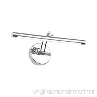 SOLFART LED Stainless Steel Bathroom Vanity Light Fixtures Chrome Over Mirror Wall Lights 5890-9W - B07CNKJ573