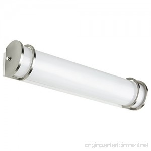 Sunlite 49144-SU LED Dimmable Half-Cylinder Vanity Light Fixture 48 40K-Cool White Brushed Nickel Finish - B07BGMBBJC