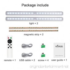 SZOKLED Rechargeable LED Closet Light with Remote Control LED Under Cabinet Lighting Wireless Under Counter Light Fixtures with Magnetic Strip LED Light Bar for Kitchen Closet Pack - B07DL25CRG