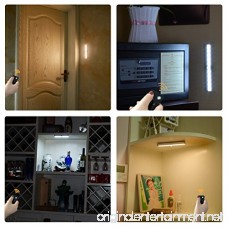 SZOKLED Remote Control LED Lights Bar Wireless Portable LED Under Cabinet Lighting Dimmable Closet Light Stair Night Lights Battery Operated Stick on Anywhere Safe Light for Hallway Kitchen Bedroom - B078PCCDLC