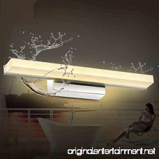 Vanity Light 12W 19.88inches LED Acrylic Rectangle Tube Cool White 6000K for Bathroom/Bedroom YHTlaeh Vanity Light - B07D3MVJBB
