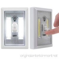 COB 2 Pack LED Wall Lighted Switch Wireless Closet Night Light Multi-Use Self-Stick For Kids Room Adults - B01MY0XBQS