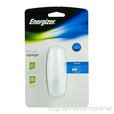 Energizer 37099 LED Nightlight Plug-In Push Button Manual On/Off Soft White Long-Life Energy Efficient Ideal for Entryway Hallway Kitchen Bathroom Bedroom Stairway Nursery and more - B01N6P0X8V