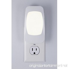 Energizer 4-in-1 LED Power Failure Night Light Plug-In Light Sensing Auto On/Off Foldable Plug 40 Lumens Soft White Light Emergency Flashlight Tabletop Light Glossy White Finish 38511 - B0768BZNZP
