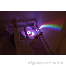 Happy Firefly Night Light Rainbow Projector Relaxing Kids Bedside Lamp 5 LED Bulbs 2 Modes - B073W2CN5N