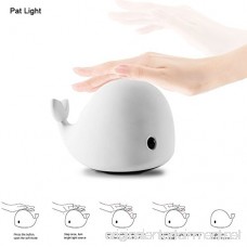 Mystery 4-Modes Children Night Light USB Rechargeable Dolphin Night Light With Warm White Strong White 5 Single Colors and 5-Color Breathing Modes Sensitive Tap Control for Baby Adults Bedroom - B06X42S39Z