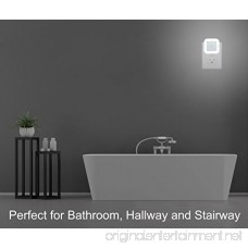 Plug in LED Motion Sensor Light Motion Activated Night Light 2 Pieces - Perfect for Stairway Bathroom and Hallway (White Glow) - B06XJ2ZZW1