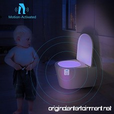 SEYEON UV Sterilizer Motion Sensor Toilet Night Light Rechargeable Led Nightlight 16 Color Motion Activated Aromatherapy & Disinfection Toilet Seat Light - B07CQGF79J