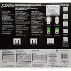 Sunbeam Color Changing LED Power Failure / Night Light 3 Pack - B075NXSKBX