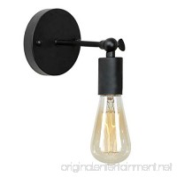 Anmytek Mini Wall Light Fixture Industrial Retro Rustic Loft Antique Wall Lamp Edison Vintage Pipe Wall Sconce Decorative Fixtures Lighting Luminaire (Bulbs not Included) - B06XJ6Z52Y