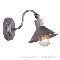 Anmytek Wall Light Fixture Industrial Retro Rustic Loft Antique Wall Lamp Edison Vintage Pipe Wall Sconce Decorative Fixtures Lighting Luminaire (Bulbs not Included) (One Light) - B06Y2DQMFK