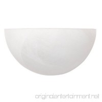 Capital Lighting 1681MW Wall Sconce with Faux White Alabaster Glass Shades  Matte White Finish - B001B9WE94