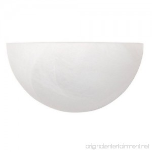 Capital Lighting 1681MW Wall Sconce with Faux White Alabaster Glass Shades Matte White Finish - B001B9WE94