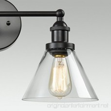 CLAXY Ecopower Lighting Mordern Glass & Metal 3-Lights Wall Sconce - B076J46Y7P