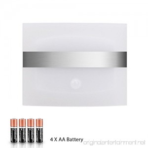 Motion Activated LED Wall Sconce LED Wall Light with AA Battery Motion Sensor Night Light [ 3 Mode Auto/on/off ] For Indoors Hallway Staircase Bathoom and More [ Warm soft ] - B076Q28JW1