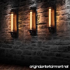 NAVIMC Black Antique Industrial Iron Wall Sconces Light Bedside Wall Lamp Decor Lighting Fixture (wall style) - B01LX6EQ6V