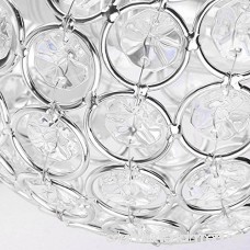 Sunsbell Modern Luxury Crystal Wall Light Chrome Finish Wall Sconce Lighting Fixture (Silver) - B01GJI7WAC