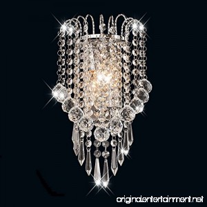 Surpars House Crystal Wall Lamp Silver - B073559M54