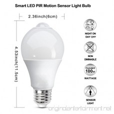 BRTLX PIR Motion Sensor LED Bulb A19 13W E26 3000K Warm White Auto On/Off Night Lights for Stairs Garage Corridor Pack of 2 - B076BMKY8H