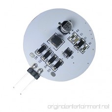 GRV G4 48-3528 SMD LED Light Side-Pin LED G4 Bulb Bi-pin Super Bright lamp AC/DC 12V-24V Cool White Pack of 2 - B0753F5JDS