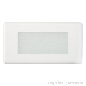 NICOR Lighting 10-Inch Textured Frosted Glass Recessed Step Lighting Faceplate Cover for 15803 LED Step Light (15813COVER) - B00E3OKCA2
