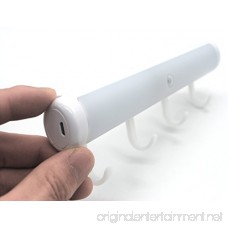 YINO Motion Sensor Light Cordless USB Powered LED Night Light with Heavy Duty Hook Stick-anywhere as Safe Lights for Closet Kitchen Bedroom Bar Bathroom (2pcs white) - B0797JX2DY