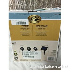 3-Light Solar Black LED Spot Light Kit - B00NXLI780