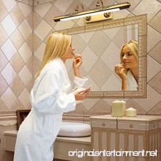Bathroom Vanity Lighting LED Mirror Front Lamp Bathroom Vanity Mirror Lamps Antique Brass Waterproof Bathroom Lens Headlight Warm White Light ( Size : 52cm(9w) ) - B0793R628B