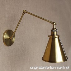 BMEI E27 loft Iron brass Vintage Wall Lamp Simple style wall lamps For Cafe Room Retro Luxury Wall Sconce Rotate Wall Light - B076BK3PCL