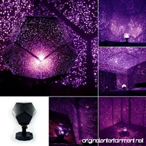 Celestial Star Cosmos Night Lamp Night Lights Projection Projector Starry Sky REYO (purple) - B075R7DX8J