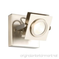 Design House 577809 Otero Single-Light Direct Track Ceiling or Wall Light  Brushed Nickel - B01HG4KRBE