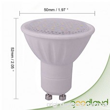 Goodland's Ceramic LED Spotlight- SMD5730 LED Bulb LED Spot Light (GU10 110V - 1Pack Soft White -2700K) - B01LC6PWYE