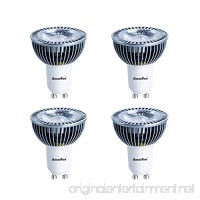 GU10 Led 7W Bulb 6000K Daylight Cool White COB Led Spotlight 100% Aluminum Reflector Lamp 120V 560lm CRI>85 40 Beam Angle AmmToo LED Light Bulbs  Pack of 4 Units - B075SX9MLX