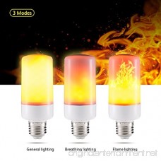LED Flame Bulb LED Flickering Flame Light Bulbs 3 Modes 2835 LED Beads Flickering Emulation Lamps Simulated Nature Fire in Lantern Atmosphere for Home Christmas Valentine's and Parties - B077YBJYWY