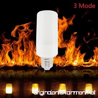 LED Flame Bulb LED Flickering Flame Light Bulbs 3 Modes 2835 LED Beads Flickering Emulation Lamps Simulated Nature Fire in Lantern Atmosphere for Home  Christmas  Valentine's and Parties - B077YBJYWY