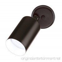 NICOR Lighting 75-Watt Cylindrical Adjustable Bullet Light  Black (11711) - B006T34WF6