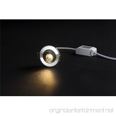 Pack of 10 Mini LED Spotlight Cabinet Lighting 13W Chrome Color 3W Cold White 6000K + Led Driver - B01N1XG8HW