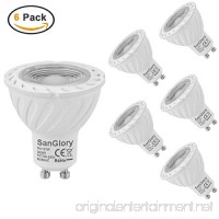 SanGlory LED GU10 Light Bulb  560 Lumen  Warm White 3000 Kelvin  7 Watt (50 Watt Equivalent)  60° Beam Angle GU10 LED Spot Light Track Light Recessed Light Spot Light 6-Pack - B07CYYTXNF