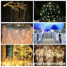 Ankway Solar String Lights 100 LED Fairy Lights Solar Powered 8 Modes 39 ft Bendable Waterproof IP65 Copper Wire Decorative Lighting for Patio Garden Indoor Bedroom Christmas(Warm White) - B01HCTCFZE