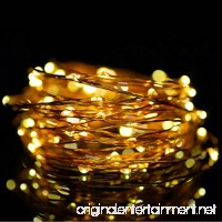 ATTAV USB LED Fairy Lights  33 Ft 100 LEDs Starry String Lights  Waterproof Copper Wire Lights for Bedroom Christmas Party Camping Wedding Dancing Patio (Warm White) - B01L259Z8E