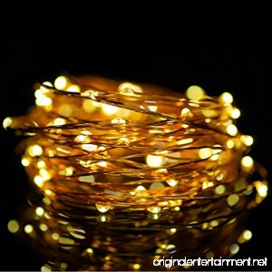 ATTAV USB LED Fairy Lights 33 Ft 100 LEDs Starry String Lights Waterproof Copper Wire Lights for Bedroom Christmas Party Camping Wedding Dancing Patio (Warm White) - B01L259Z8E