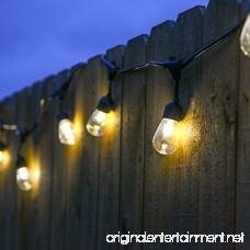 Brightech Ambience Pro Solar Powered LED Outdoor String Lights – Heavy Duty Waterproof Hanging Edison Bulbs – Commercial Grade Weatherproof Patio Lighting: Gazebo Strand- 2500maH Solar Panel 24 ft - B078XD99VZ