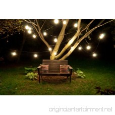 Bulbrite STRING15/E26-S14KT Outdoor Garden Patio Wedding Party Holiday Lawn and Landscape String Light w/Incandescent Bulbs 48-Feet 15 Lights - B00C301VMG